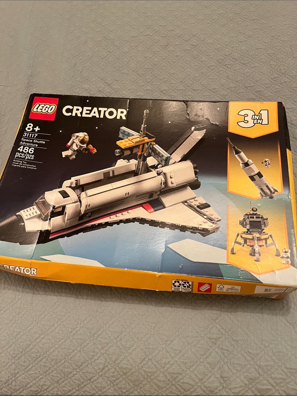 LEGO Creator 3-in-1 Space Shuttle Adventure - White and Black